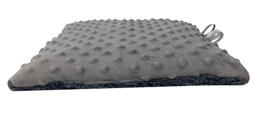 OBOJSTRANNÝ podsedák do kočíka MINKY 30x30 OLKA šedý