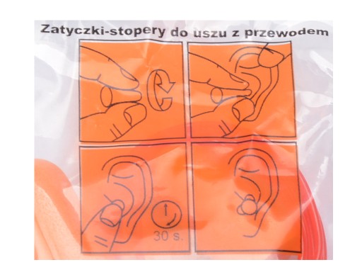 Zátkové chrániče sluchu so šnúrkou