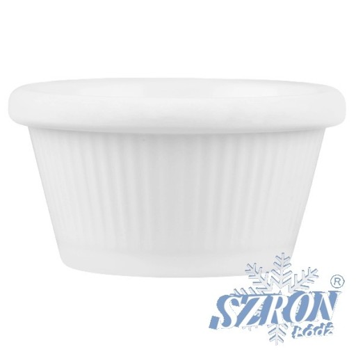 Šalátová misa melamínová ramekin, 7,5 cm, biela FROST