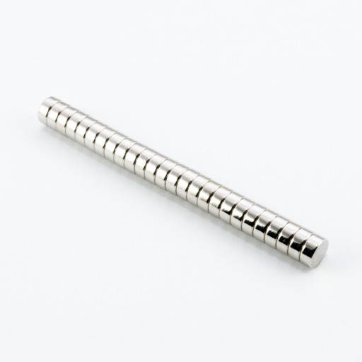 VALEC NEODYMOVÝ MAGNET 6x2,5 N38 SADA 30 KS.