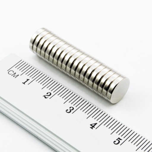 VALEC NEODYMOVÝ MAGNET 10x2 N38 SADA 15 KUSOV
