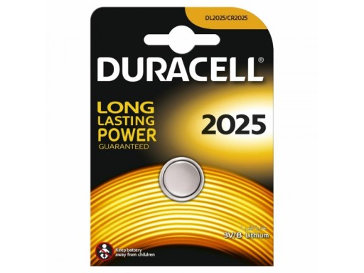 DURACELL 1 lítiová batéria CR2025 LÍTIOVÁ 3V DL2025