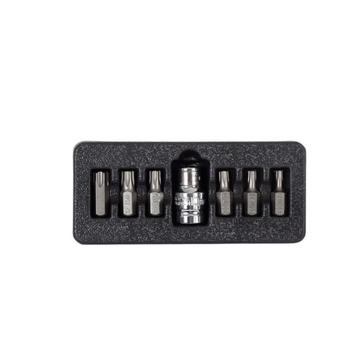 Sada bitov TORX T25-T55, 7 ks, S2 PROLINE (10749)