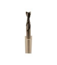 CNC rezačka rybieho chvosta VHM 2,4 mm s dvojitou drážkou