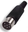 Zástrčka DIN 6pin 6p pre zástrčku kábla (1139)