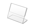 PLEXI STOJAN NA LETÁK POPIS CENY typ L - 60x45mm