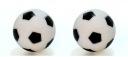 NÁHRADNÉ FUTBALOVÉ LOPTY, ČIERNO-BIELE 2
