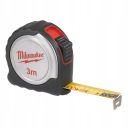 Milwaukee Measure Tape 3m Chrome Stiahnuteľná 16mm