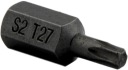 BIT TORX T27 x 30MM S2 10MM HEX.