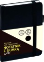 Zápisník A6 s gumičkou 80 strán GRID BLACK