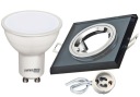 Sada halogénového svietidla GLASS + LED GU10 6W
