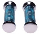 Rebrované hliníkové radenie Chrome Blue DRAG