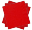 Trojvrstvové RED obrúsky Narodeninové svadobné prijímanie Welele 25x25cm 20 ks.