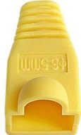 KRYT na zástrčku 8p8c RJ45 RJ-45 [10 kusov] žltý