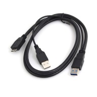 Y OTG HOST CABLE USB 3.0 Micro B napájací zdroj 1M
