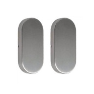 Oválna rozeta, BLIND, nápis ASSA ABLOY, komplet INOX