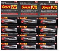 Kyanopanové lepidlo SUPER FIX 2g (12ks) tuhé