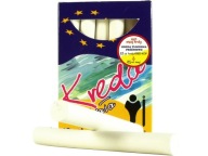 OKRUHÁ ŠKOLSKÁ TABUĽKA KRÍDOVÁ, BIELA ​​10MM VYSVEDČENIE