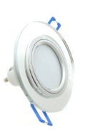LAMPA GU10 SKLENENÉ ZRKADLO CHROMOVÁ + LED 1W