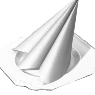 VEĽKÉ strieborné obrúsky 40x40 XXL Communion