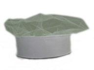 BIELY TYLOVÝ ČIAPOK S gumičkou - CHEF'S HAT PRO.
