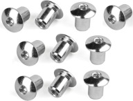 MATICE ERICSON, guľaté M6 x 10 mm POZINKOVANÉ MATICE - 10 KS