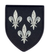 Nášivka Coat of Arms of Temeria - čierny štít - hra VYŠÍVANIE
