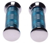 Rebrované hliníkové radenie Chrome Blue DRAG