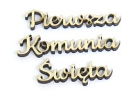 DEKOR Nápis DEKORÁCIA Prvé sväté prijímanie RZ60