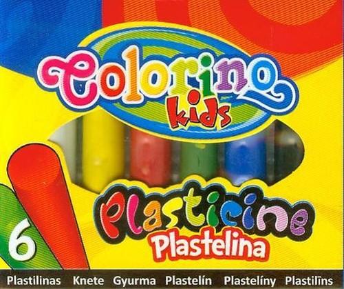 Okrúhla plastelína, 6 farieb Colorino