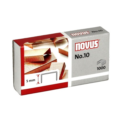 Sponky 10 pomedených (1000) Novus