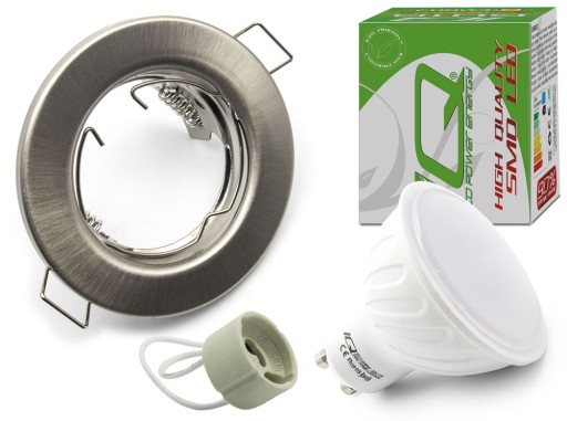 HALOGÉNOVÉ STROPNÉ SVETLÁ SET + GU10 6W LED CW