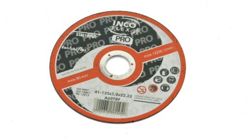 INCOFLEX PRO KOVOVÝ REZNÝ KOTÚČ 125x1x22