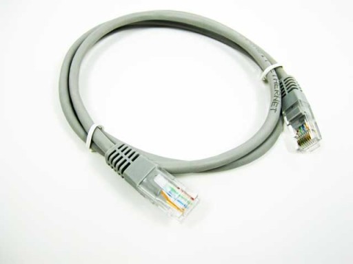 PatchCord UTP CAT 5e LAN LAN kábel 1m šedý