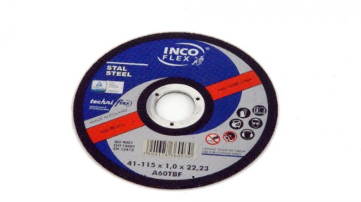DISK 115x1x22 NA REZANIE OCELE INCOFLEX KOV