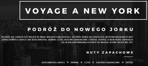 VONNÁ KARTA SCENTWAY IMAO VOYAGE NEW YORK SCENTWAY SCENTWAY