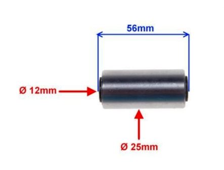 POUZDRO OVLÁDACIEHO RAMENA POUZDRO ROMET ZETKA 12x25x56 SKÚTER