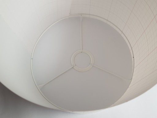 fólia na tienidlá, samolepiaca matná biela lampa
