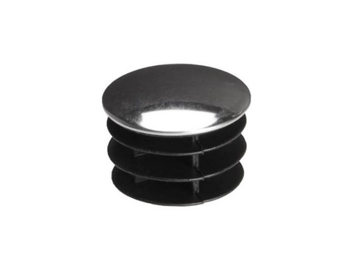 PLOCHÁ ZÁTKA PRE POTRUBIE 25mm CHROMOVÁ POTRUBKA 5 ks