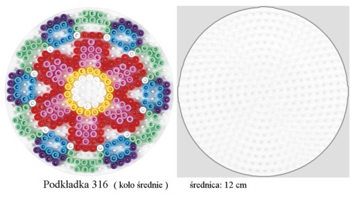 Hama 316 - medium Circle - perličková podložka
