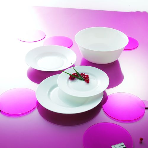 Dezertný tanier 19 cm biely KAŽDÝ DEŇ LUMINARC