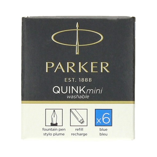 PARKER QUINK modré mini náplne do pera 5 ks