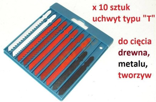 Listy do priamočiarych píl, T-rukoväť 64H210