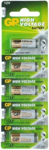 BATÉRIA 23A GP A23 L1028 MN21 LRV08 V23GA 12V