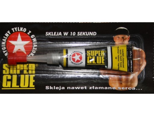 Sekundové lepidlo Super Glue orig. s hviezdičkou