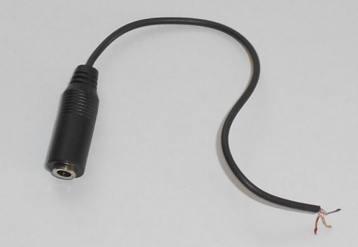 MALÝ JACK zásuvka 3,5 stereo KÁBEL 15cm 10ks(3997