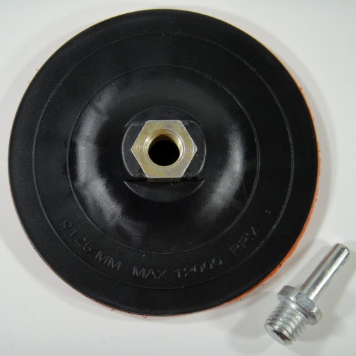 Pevný brúsny kotúč so suchým zipsom 125 mm M14/8 mm
