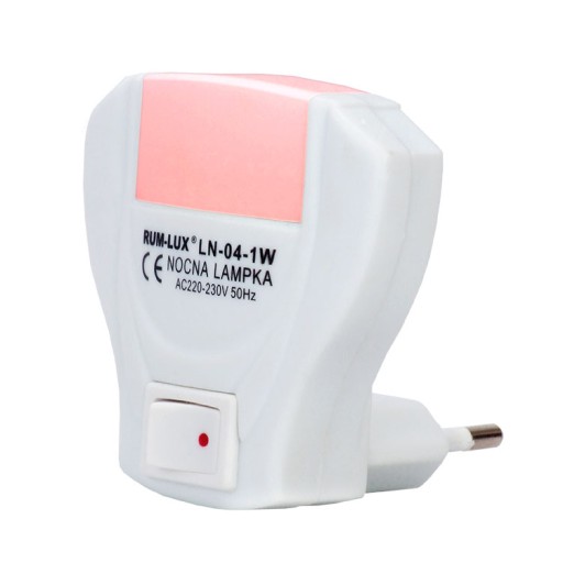 Mini mušľová nočná lampa LN-04 1,5W ružová