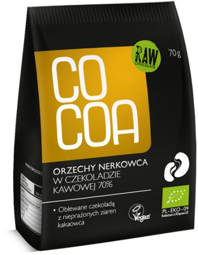KŠU ORIECHY V BIO KÁVOVEJ ČOKOLÁDE 70 g - KAKA