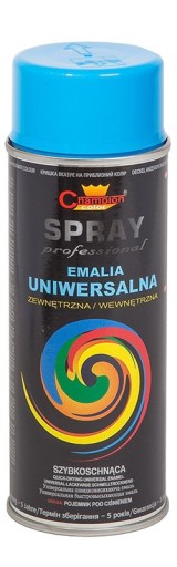 Lak na emailovú farbu v spreji Ral 5015 Champi Blue